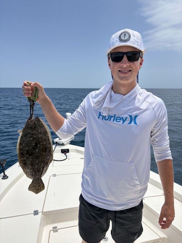 Flounder caught at Sebastian Inlet